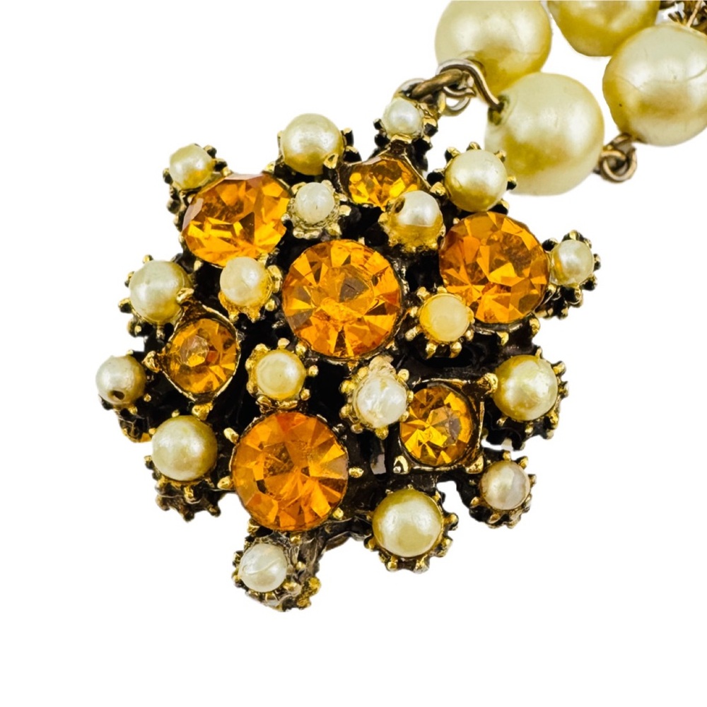 Coro Topaz Rhinestone Bracelet - Picture 3 of 8